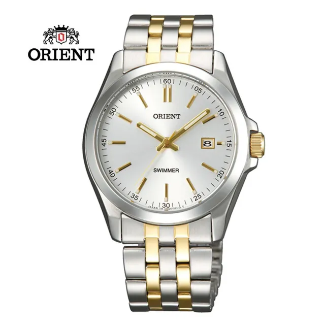 【ORIENT 東方錶】ORIENT 東方錶 OLD SCHOOL系列 復古風石英錶 鋼帶款 白色- 41.0 mm(SUND6001W)