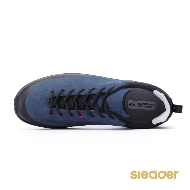 【sleader】暢遊高性能防水綁帶戶外休閒男鞋-SL64(深藍)