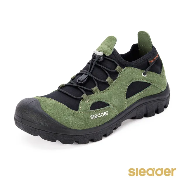 【sleader】輕量防水安全戶外休閒男鞋-S3411(綠)