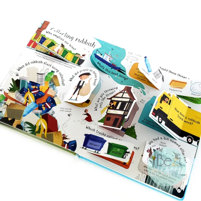 【iBezT】Questions and Answers About Recycling and Rubbish(Usborne Lift-the-flap)