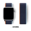 【The Rare】Apple Watch Ultra 2 Series 9//8/7/SE 41/45/49MM 尼龍編織回環錶帶 運動腕帶(49/45MM 通用)