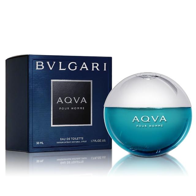 【BVLGARI 寶格麗】水能量男性淡香水 50ml(專櫃公司貨)