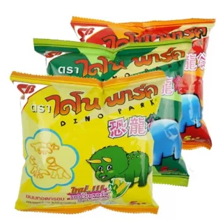 【CS22】泰國零食恐龍脆餅3入小包裝(4種口味)