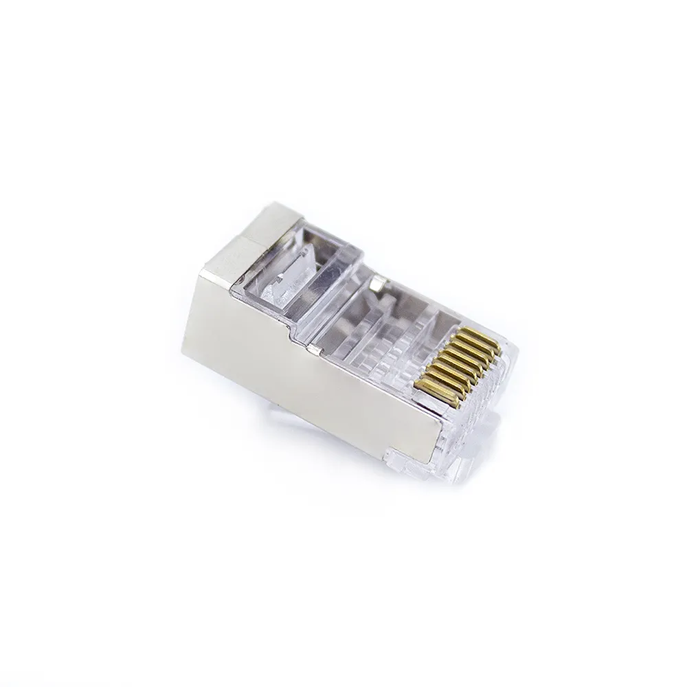 【ATake】CAT6屏蔽 鍍金水晶頭 100入(網路水晶頭 網路接頭 RJ45 AT00000077-100 水晶頭)