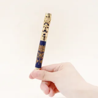 【ARTEX】故宮聯名 金番花鋼珠筆禮盒(藍金/紫玫金)