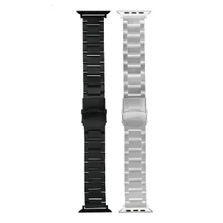 【ALL TIME 完全計時】豪邁型男不鏽鋼錶帶(18-24mm 錶帶)