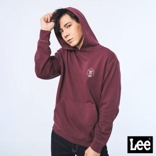 【Lee】男裝 帽T / WORK AND PLAY 氣質紫 舒適版型(LL210332001)