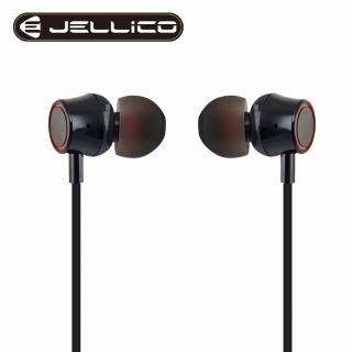 【Jellico】電競系列輕巧好音質線控入耳式耳機黑色(JEE-CT30-BK)