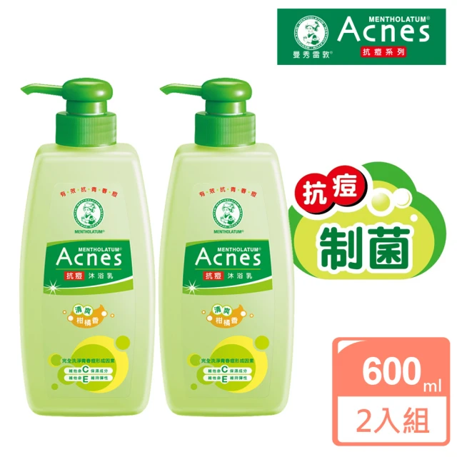 曼秀雷敦 Acnes抗痘沐浴乳(600ml / 2入)