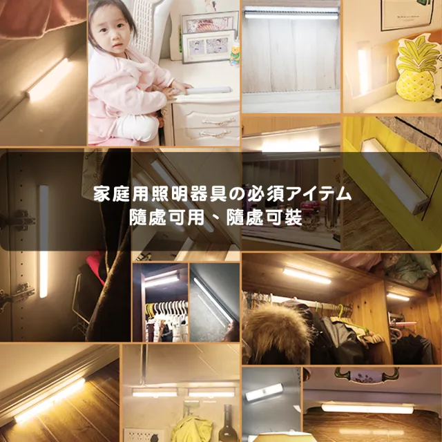 【主婦日常 Housewife Daily】LED全自動智能感應燈白光版 1入組(LED 省電 節能 照明 免安裝)