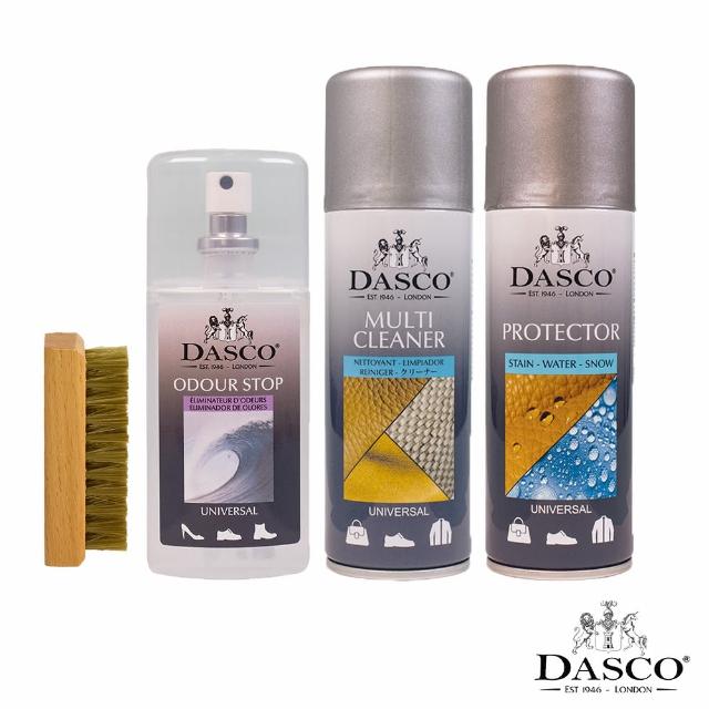 【DASCO 伯爵】DASCO 球鞋洗護旗艦組(運動鞋 休閒鞋 老爹鞋 登山靴 洗鞋 防水 除臭)