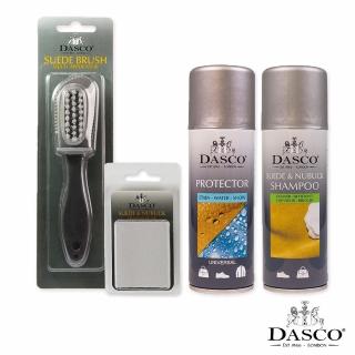 【DASCO 伯爵】麂皮清潔保養組(秋冬愛鞋必備 麂皮清潔保養)