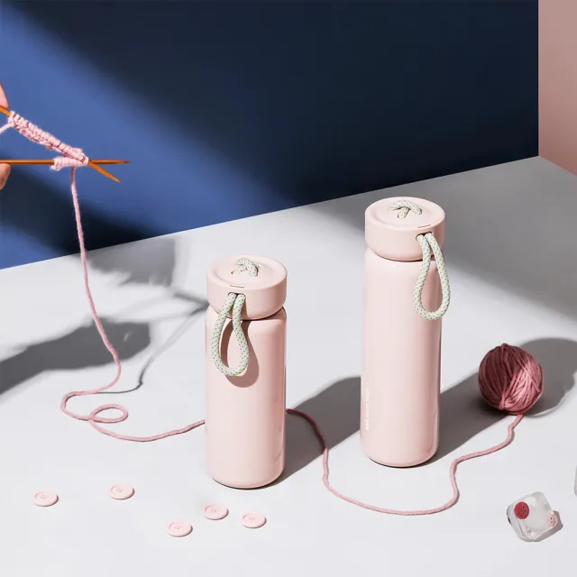 鈕繩保溫杯350ml(保溫瓶)