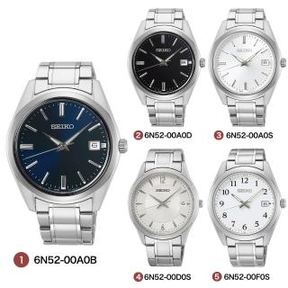 【SEIKO 精工】都會時尚石英男錶-39-40mm 雙12限定(5款可選)