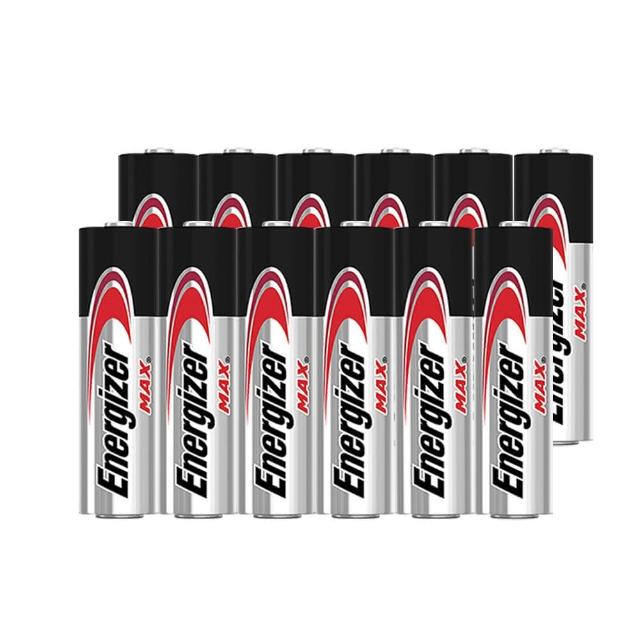 【Energizer 勁量】MAX鹼性3號AA電池48入(1.5V長效鹼性電池LR6)