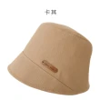【OT SHOP】女款棉質素色漁夫帽 盆帽 遮陽帽 C2211(春夏潮流配件 英文字母 皮標 休閒百搭 日系文青  帽子)