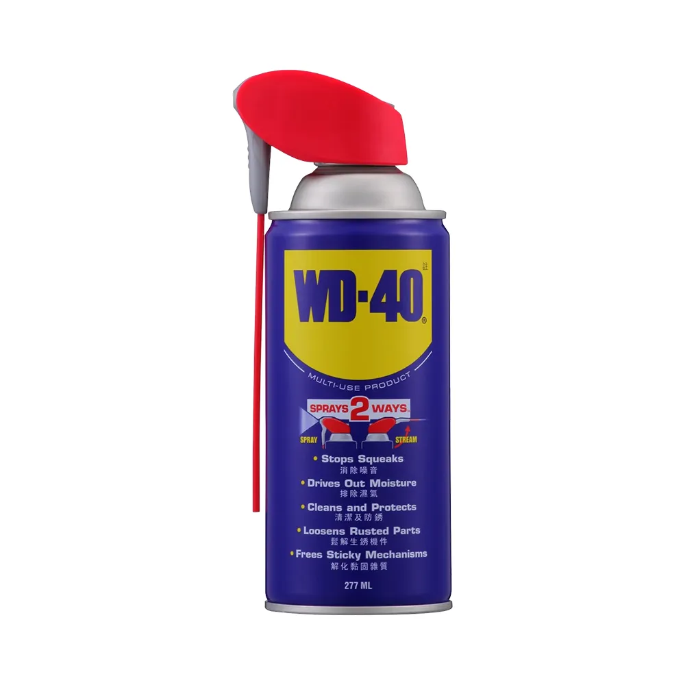 【WD40】多功能除銹潤滑劑 附專利型活動噴嘴 277ml(WD40)