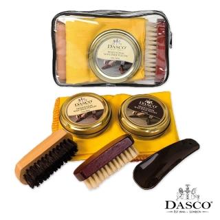 【DASCO 伯爵】擦鞋旅行組(皮鞋保養 鞋靴保養 便利 旅行組)