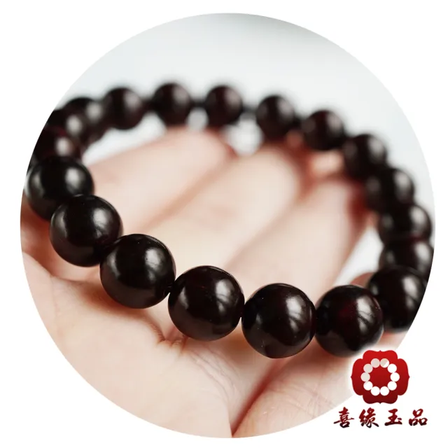 【喜緣玉品】印度小葉紫檀 典藏頂級 念珠(10mm)(開運風水)