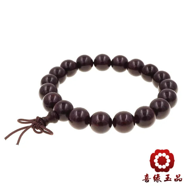 【喜緣玉品】印度小葉紫檀 典藏頂級 念珠(10mm)(開運風水)