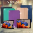 【VXTRA】三星 Samsung Galaxy Tab S7+ 12.4吋 經典皮紋 三折平板保護皮套 T970 T975 T976