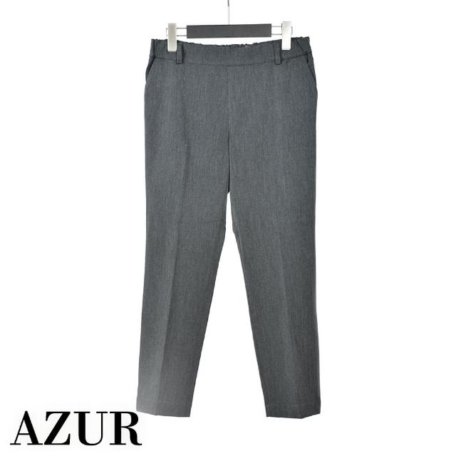 【AZUR】微垂墜落地感中直筒長褲