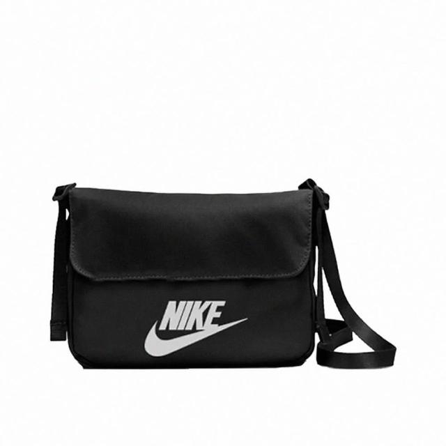 【NIKE 耐吉】Nike Logo 基本款 黑色 側背包 小包 CW9300-010
