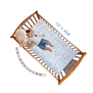 【C.D.BABY】嬰兒床3D純棉三層透氣墊 68X120 cm(嬰兒床墊 透氣床墊.涼墊)