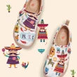【uin】西班牙原創設計 童鞋 童趣墨西哥彩繪休閒鞋K1109138(彩繪)
