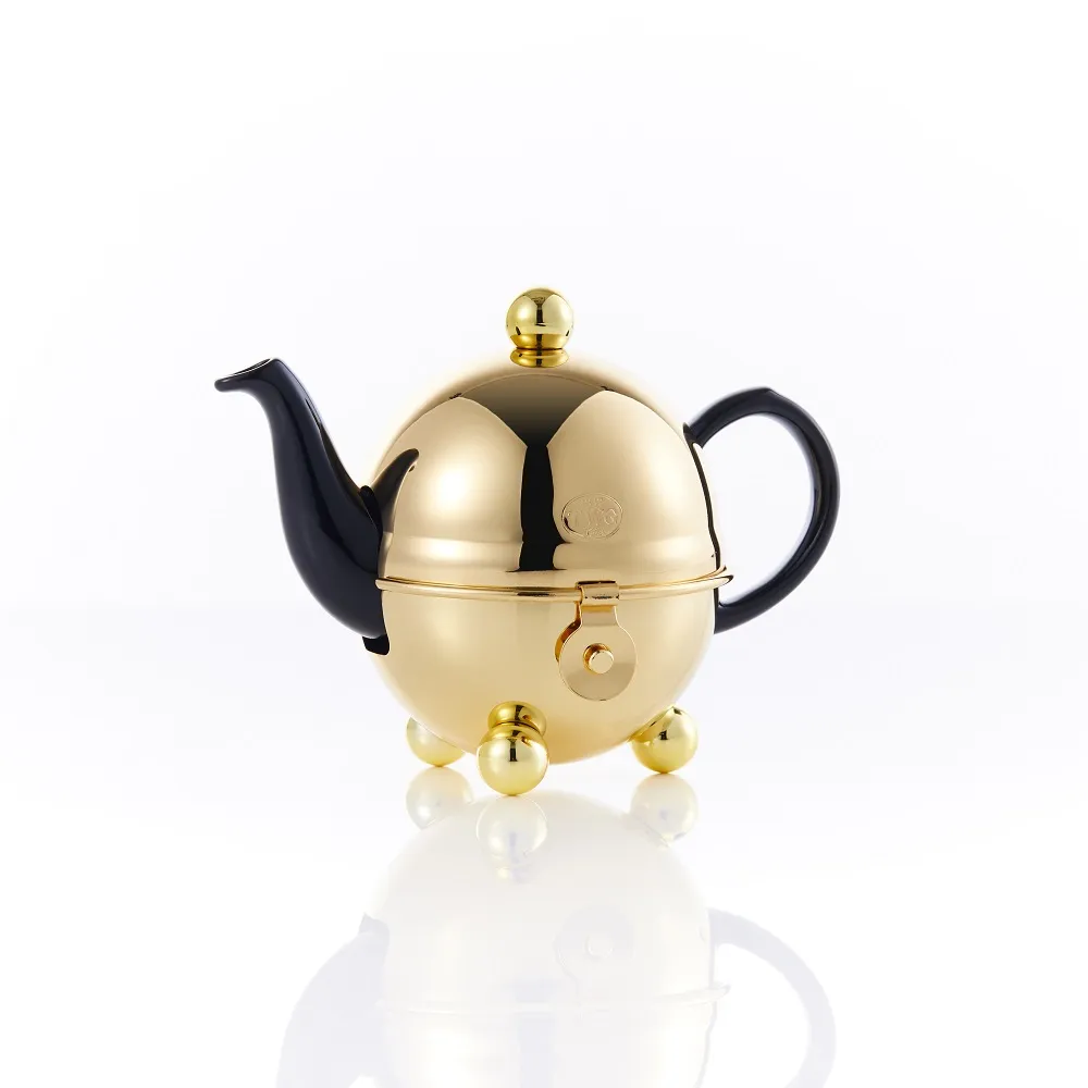 【TWG Tea】爵士金現代藝術系列茶壺(黑色/180ml)