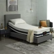 【H&D 東稻家居】MANDEL曼德爾機能3尺單人電動床2件組-專用床墊+電動床架(電動床 乳膠獨立筒床墊 單人床)