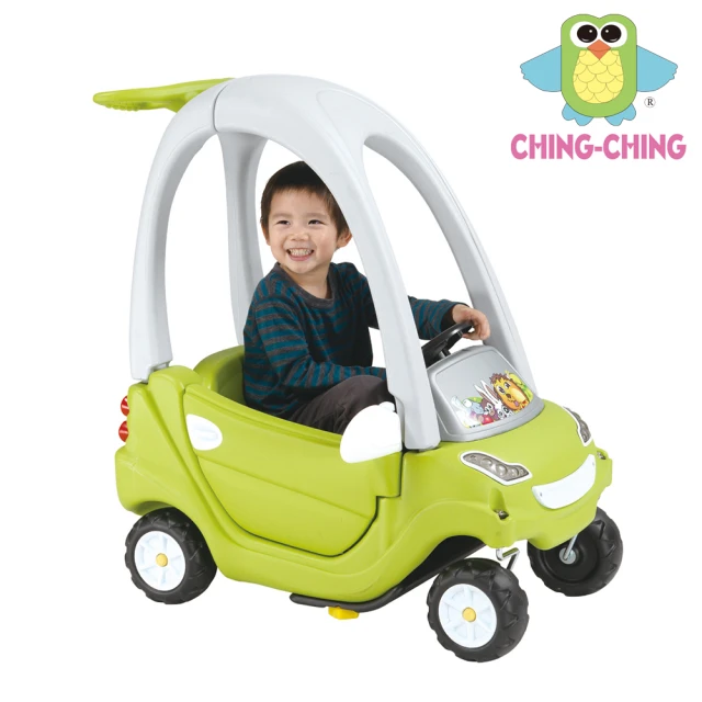 【ChingChing 親親】綠色全配滑步嘟嘟車(CA-11G)