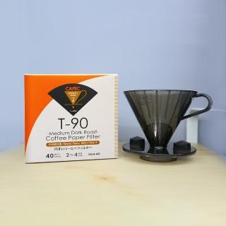 【KOANDRO】調節式濾杯+2-4人錐形濾紙(可替換滴頭改變流速 口味濃淡自由變化)