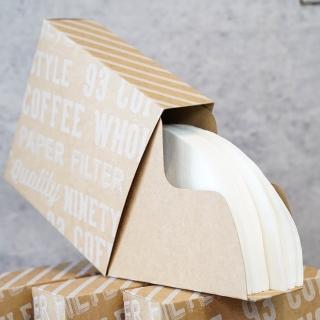 【93coffee玖參咖啡】日本製 棉絨濾紙 極棉濾紙 cotton coffee filter(咖啡濾紙 梯形102 2-4人份)
