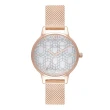 【Olivia Burton】Ice Queen Rose 米蘭腕錶30mm(OB16IQ03)