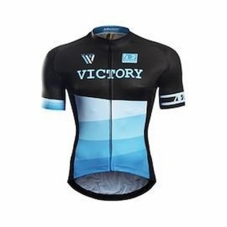 【MONTON】勁取黑藍色短上衣(男性自行車服飾/短袖車衣/自行車衣/零碼)