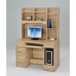 【唯熙傢俱】進昇橡木色4尺電腦桌組(書房 書桌 辦公桌 電腦桌 抽屜書桌)