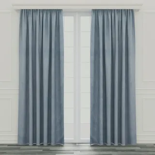 【特力屋】可水洗塗層遮光窗簾 藍色 290x240cm