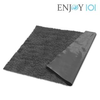 【ENJOY101】浴室吸水防滑地墊-超薄-60x40cm-星耀灰(矽膠布 抑菌 防水 止滑 安全 拼接 腳踏墊)