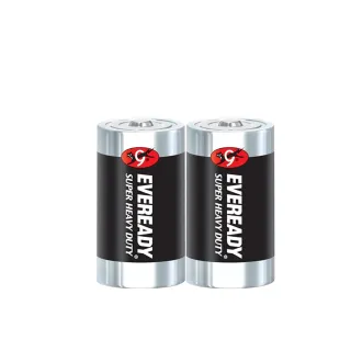 【Eveready 永備】1235SW2黑金鋼2號C碳鋅電池24入盒裝(錳乾電池 黑錳電池 乾電池)