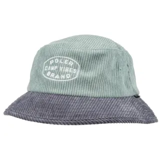 【POLER STUFF】戶外時尚必備日本限定 POLER LONG BRIMHAT 可收納網布漁夫帽(藍色)