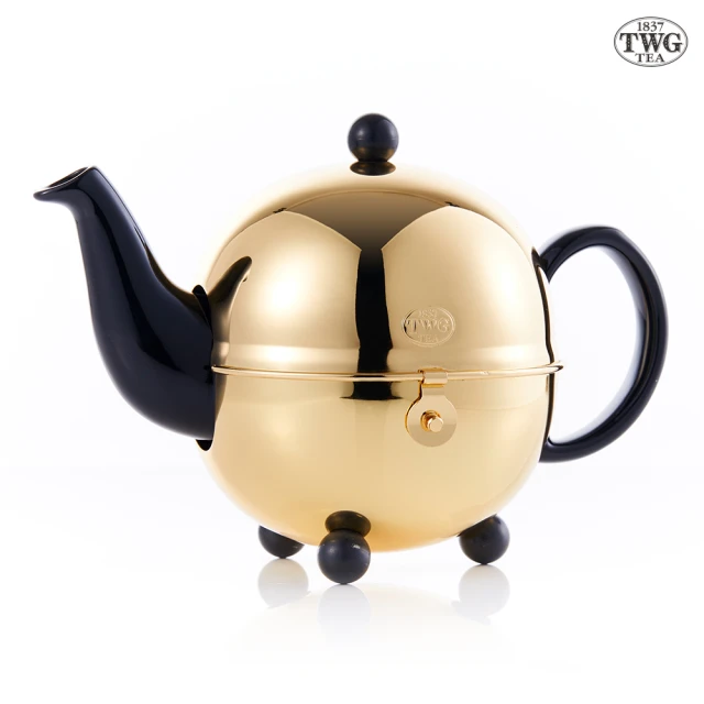 【TWG Tea】現代藝術系列茶壺(黑金色/900ml)