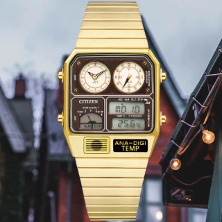 【CITIZEN 星辰】Chronograph系列 型男必備 復刻電子計時腕錶 禮物推薦 畢業禮物(JG2103-72X)