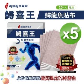 【都會新貴嚴選】鱘熹王專用貼布 / 鱘龍魚主成份10片/盒(共五盒)