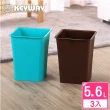 【KEYWAY 聯府】中班德方型垃圾桶-3入(MIT台灣製造)