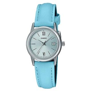 【CASIO 卡西歐】指標錶 皮革錶帶 生活防水 礦物玻璃(LTP-V002L-2B3)