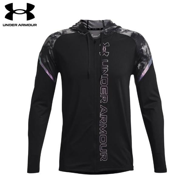 【UNDER ARMOUR】UA官方直營 男 Rush連帽外套_1366171-001(黑)