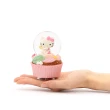 【JARLL 讚爾藝術】Hello Kitty 甜點 水晶球音樂盒(生日禮物 情人禮物 閨蜜禮物)