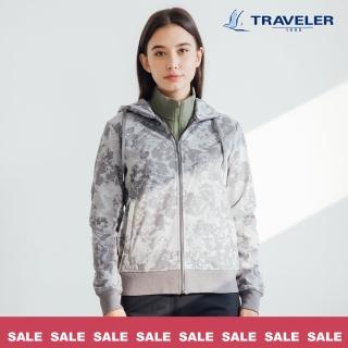 【TRAVELER 旅行者】女款Soft Shell 防風撥水保暖外套 212TR215-91(防風外套)