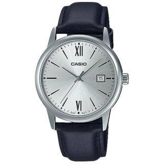 【CASIO 卡西歐】指標錶 皮革錶帶 生活防水 礦物玻璃(MTP-V002L-7B3)